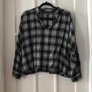 Madewell Checkered Top